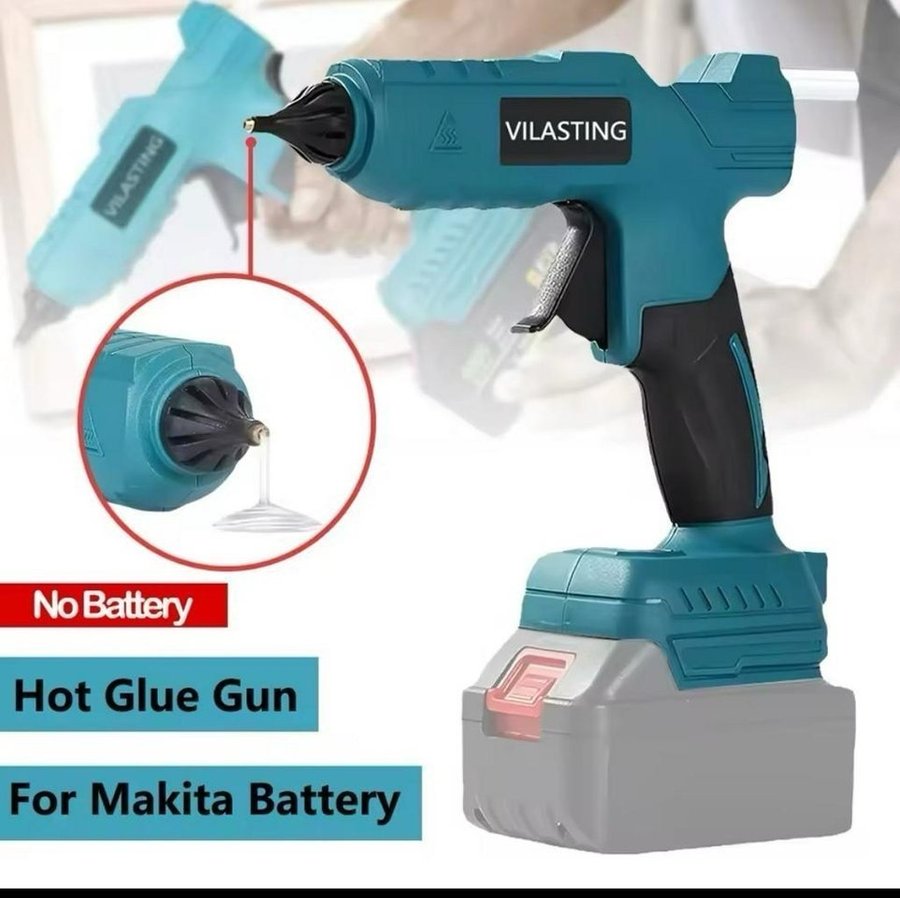 Ny Trådlös Limpistol för Makita Batteri