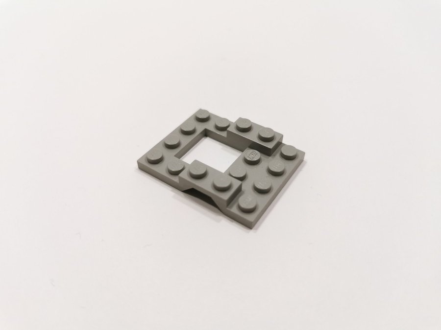 Lego - hjulhus - 4x5 - part 4211 - ljusgrå (old light gray)