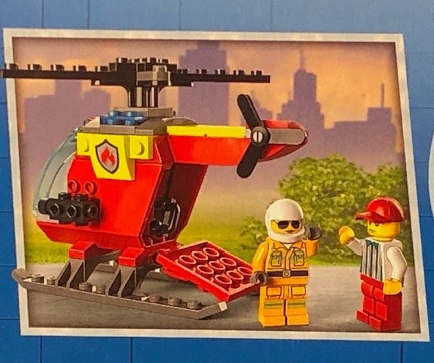 LEGO City 60318 "Brandhelikopter" - från 2022 oöppnad!