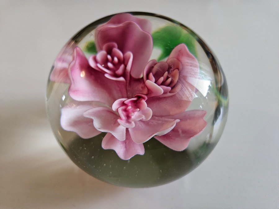 ÄLDRE VACKER BREVPRESS PAPERWEIGHT TROL MURANO VINTAGE