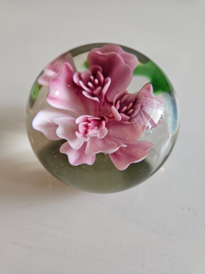 ÄLDRE VACKER BREVPRESS PAPERWEIGHT TROL MURANO VINTAGE