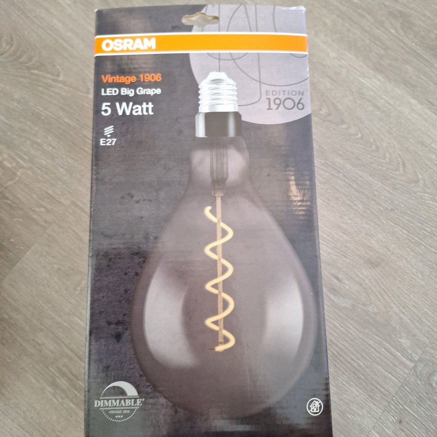 OSRAM Vintage 1906 LED Big Grape 5 Watt E27