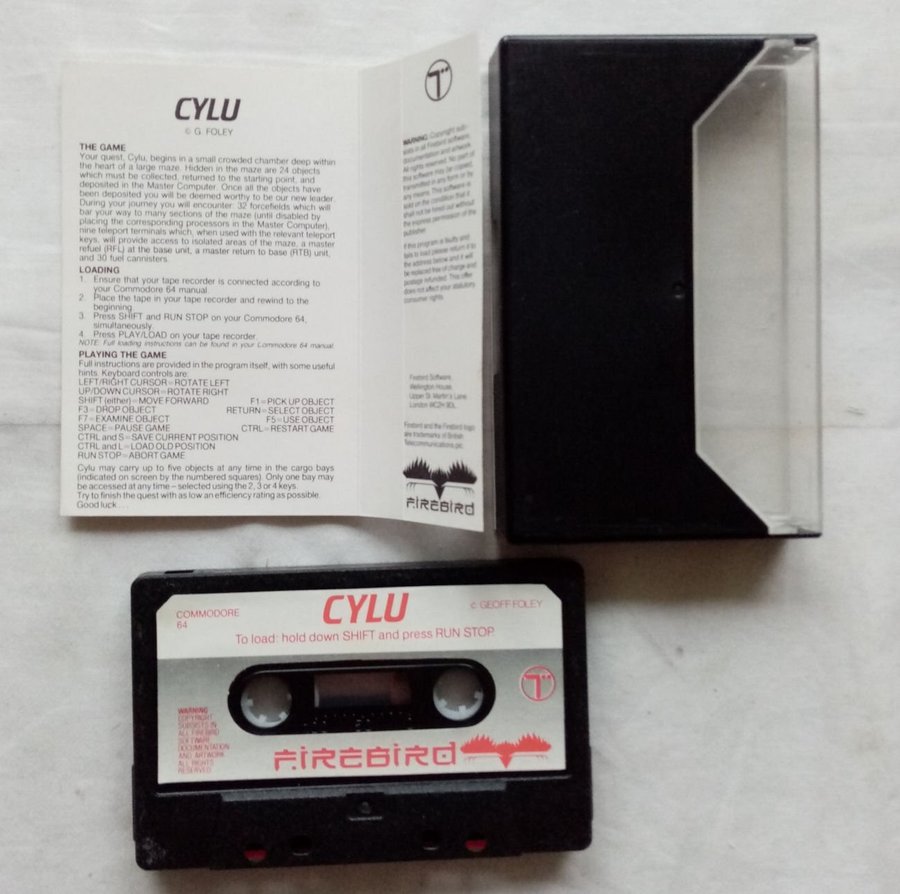 Cylu (Firebird) - Commodore 64 / C64 Spel