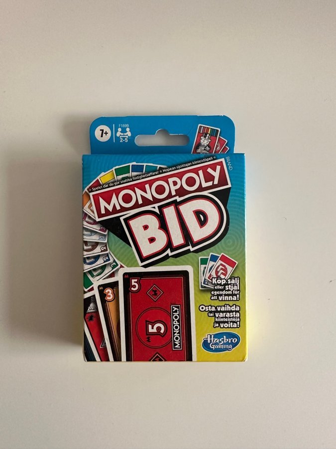 Oöppnat Monopoly spel