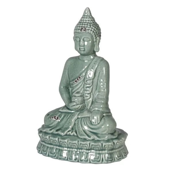 Eau de Nil Keramisk Buddha