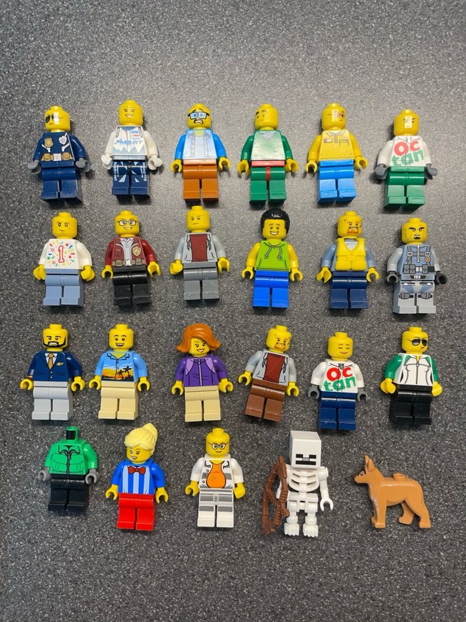 Lego Minifigurer - 22 stycken