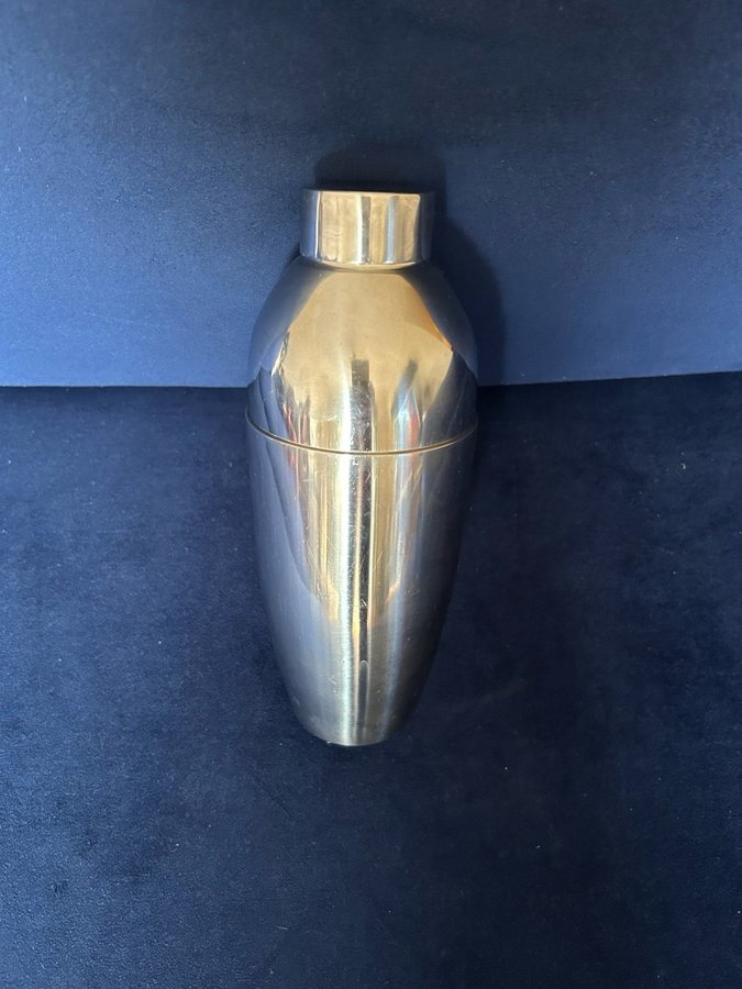 Numrerad Lundtofte Denmark Cocktail Shaker i rostfritt stål vintage