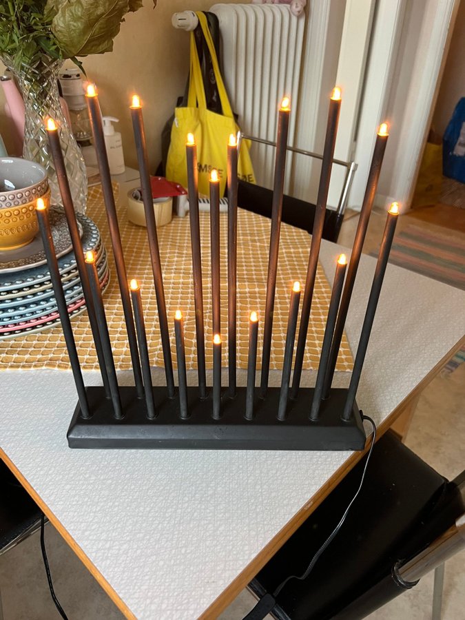 Ljusstake med LED-ljus svensk tillverkad