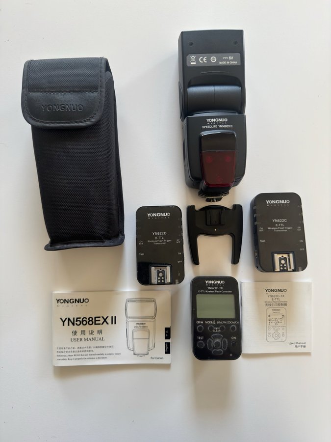 Yungnuo Digital YN568EX ll + Wireless flash controller YN 622C-TX E-TTL