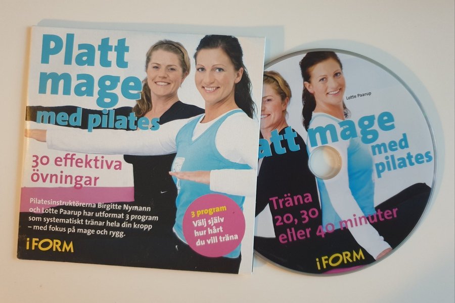 Effektivt pilatesprogram - dvd med övningar