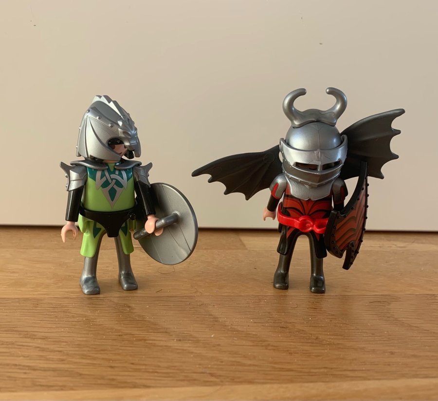 2 st Playmobil riddare