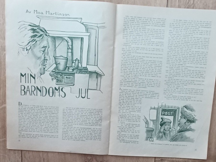 Mors Jultidning - 1958 Harry och Moa Martinson