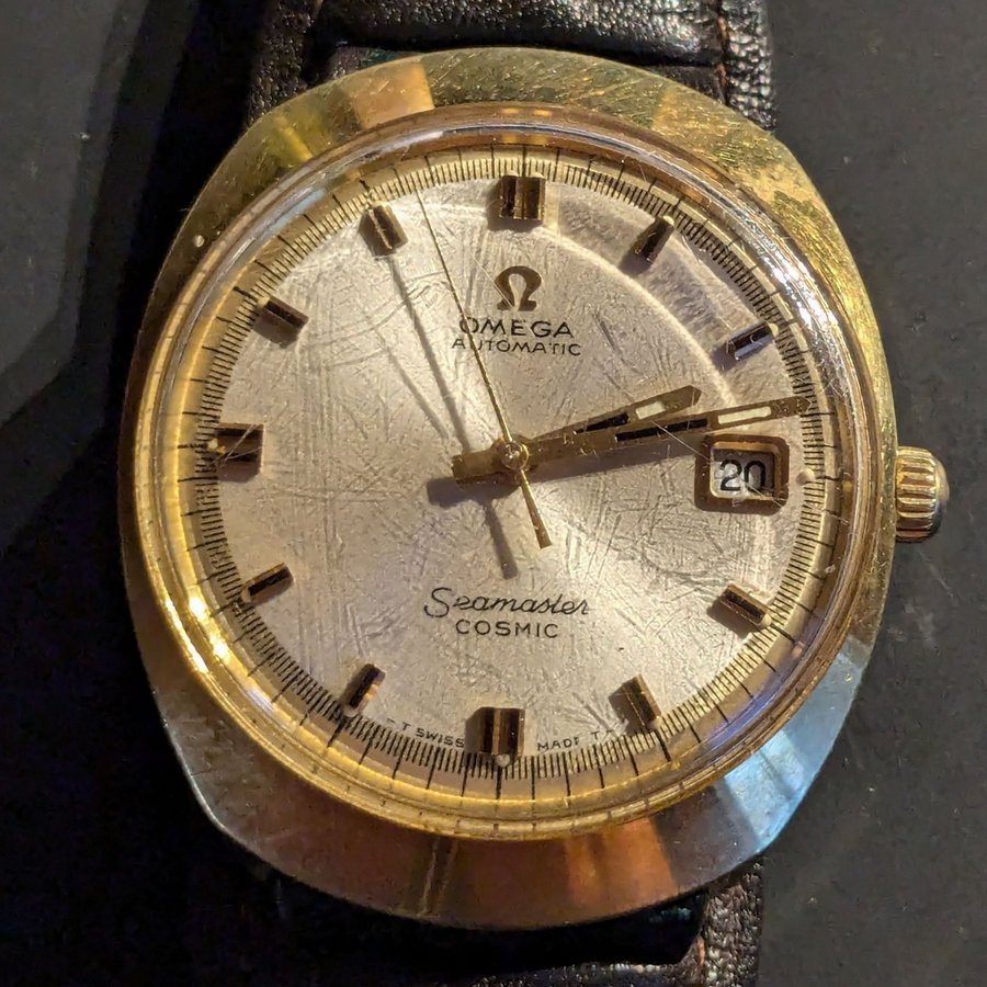 Omega Seamaster Cosmic Automatisk Herruhr Amazing Vintage Omega Value!