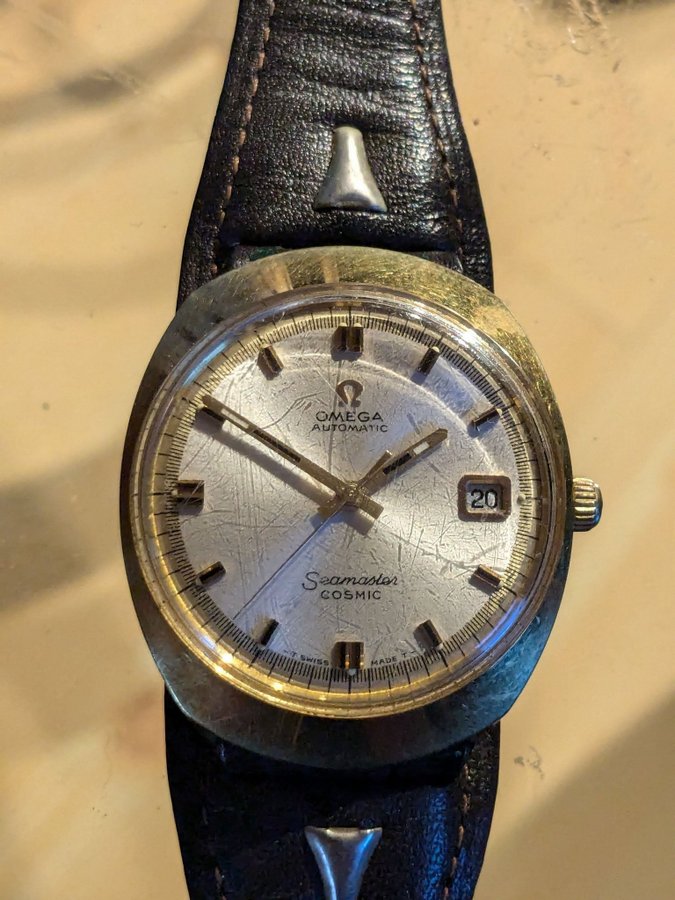 Omega Seamaster Cosmic Automatisk Herruhr Amazing Vintage Omega Value!