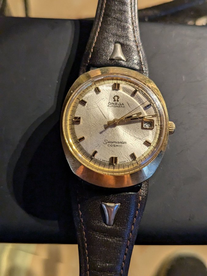 Omega Seamaster Cosmic Automatisk Herruhr Amazing Vintage Omega Value!