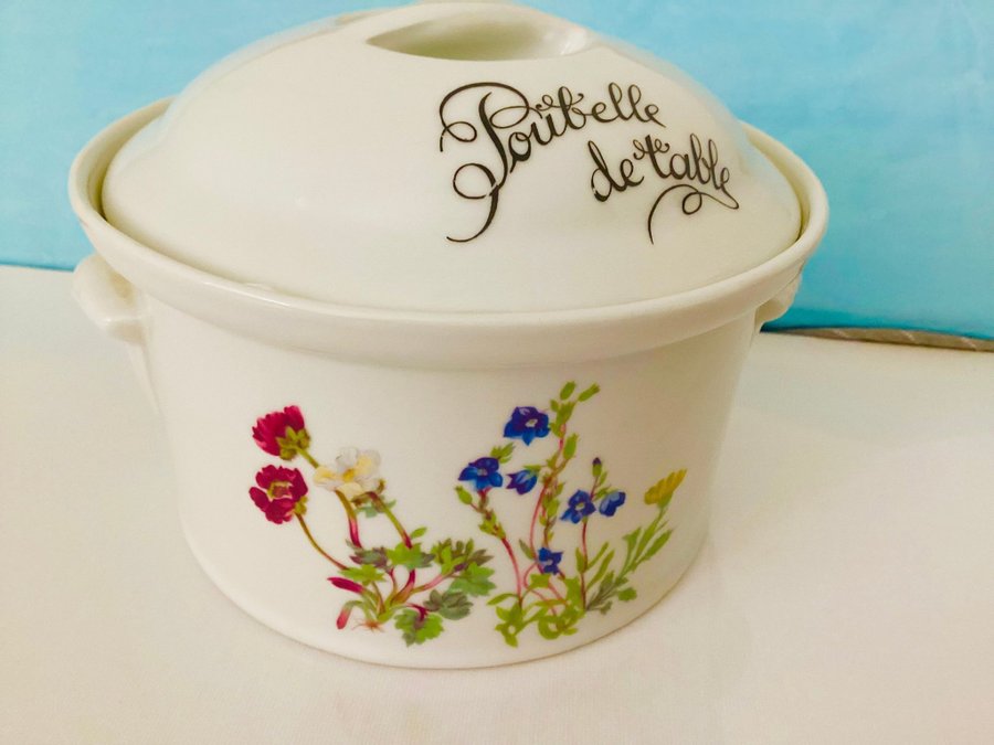 Retro fransk Soptunna berry haute porcelaine création l LouriouxShabby chic