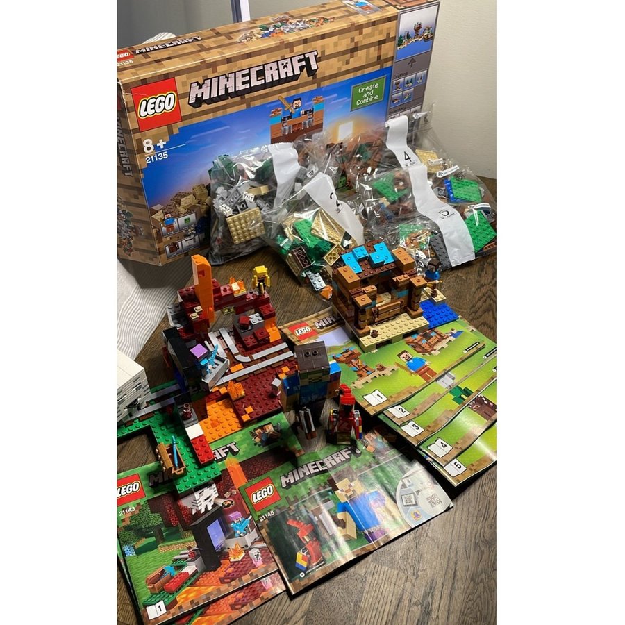 Minecraft Lego 3set