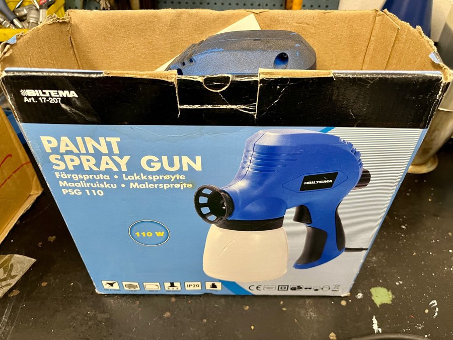 Biltema Paint Spray Gun PSG 110  Biltema / Defa värmare.