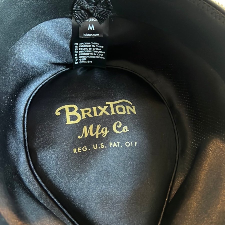 Brixton hatt för herr stl. 58 cm / M 7/4