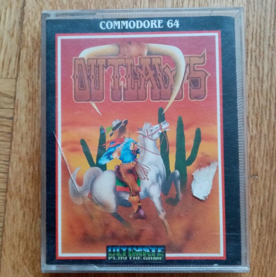 Outlaws (Ultimate Play the Game) ->TESTAD<- Commodore 64 / C64 Spel