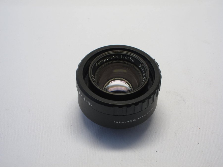 Schneider-Kreuznach Componon 4,0/50 mm, mkt fin, i originalask