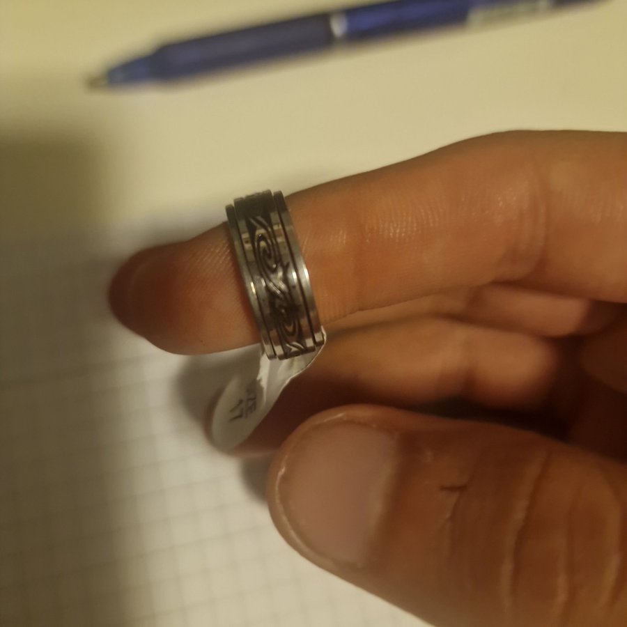 Stainless steel spinning ring