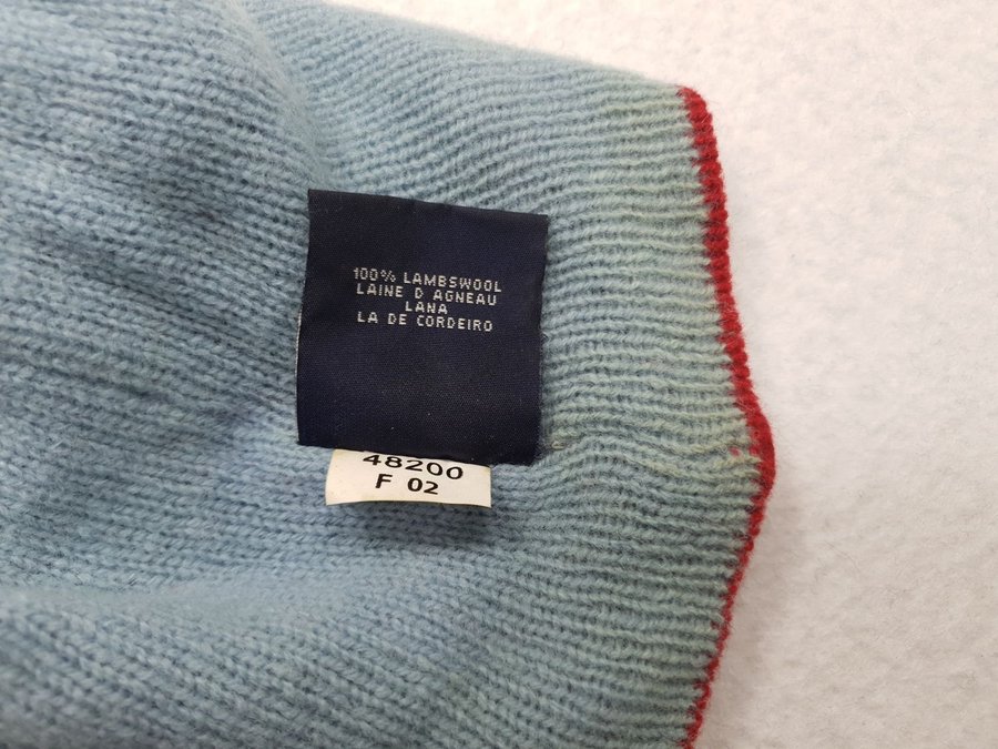 Gant röd beanie i lammull, sz. L/XL