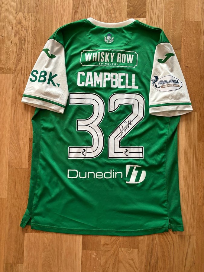 Hibernian FC matchanvänd matchtröja Josh Campbell