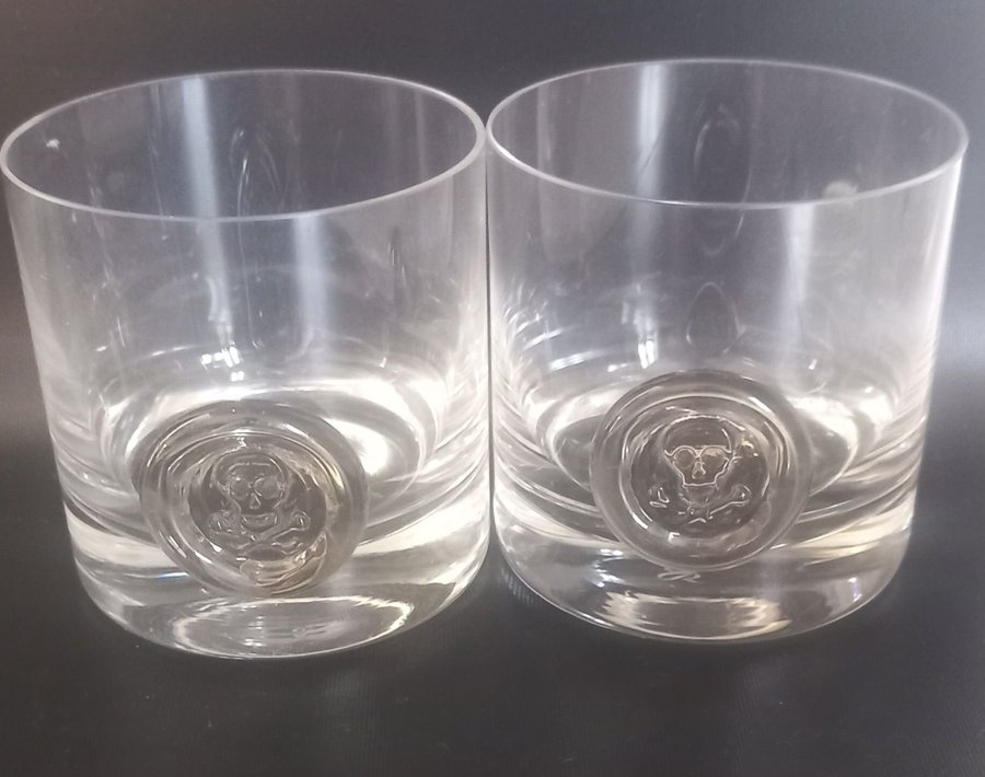 (Worldwide selling) Rosenthal, whiskey glas 4st 1: sortering, konstglas