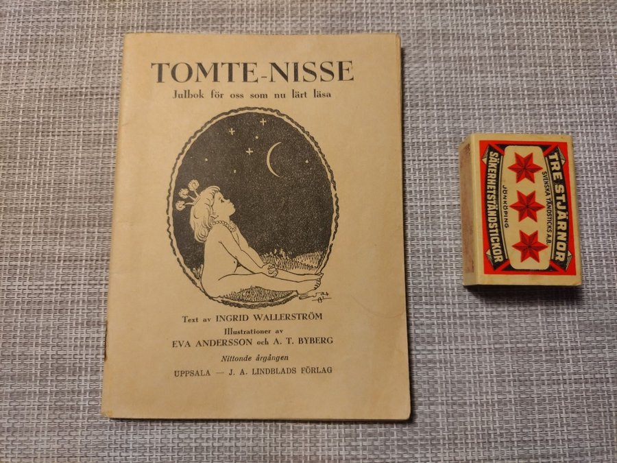 Tomte-Nisse: En julbok från 1951, jul, inredningsdetalj, nostalgi, retro!