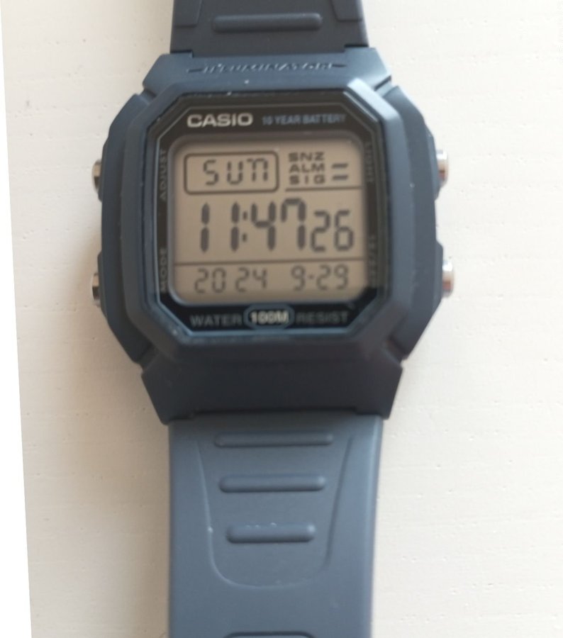 Casio W 800 H Digital Klocka