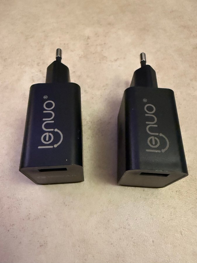 2 st Lenuo Quick Charge 3.0 18W USB Wall Charger