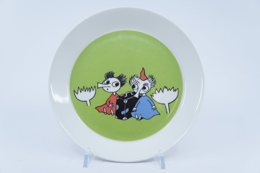 Mumintallrik Tofslan och Vifslan 2-sidig / Moomin Plate Thingumy and Bob 2-sided