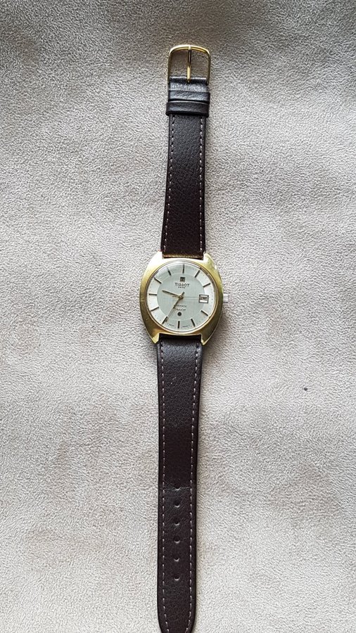 Vintage Tissot Seastar Automatic Gold-Plated Watch