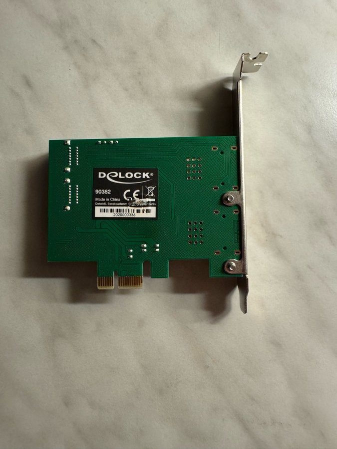 Delock PCIe-kort med 4 SATA-portar