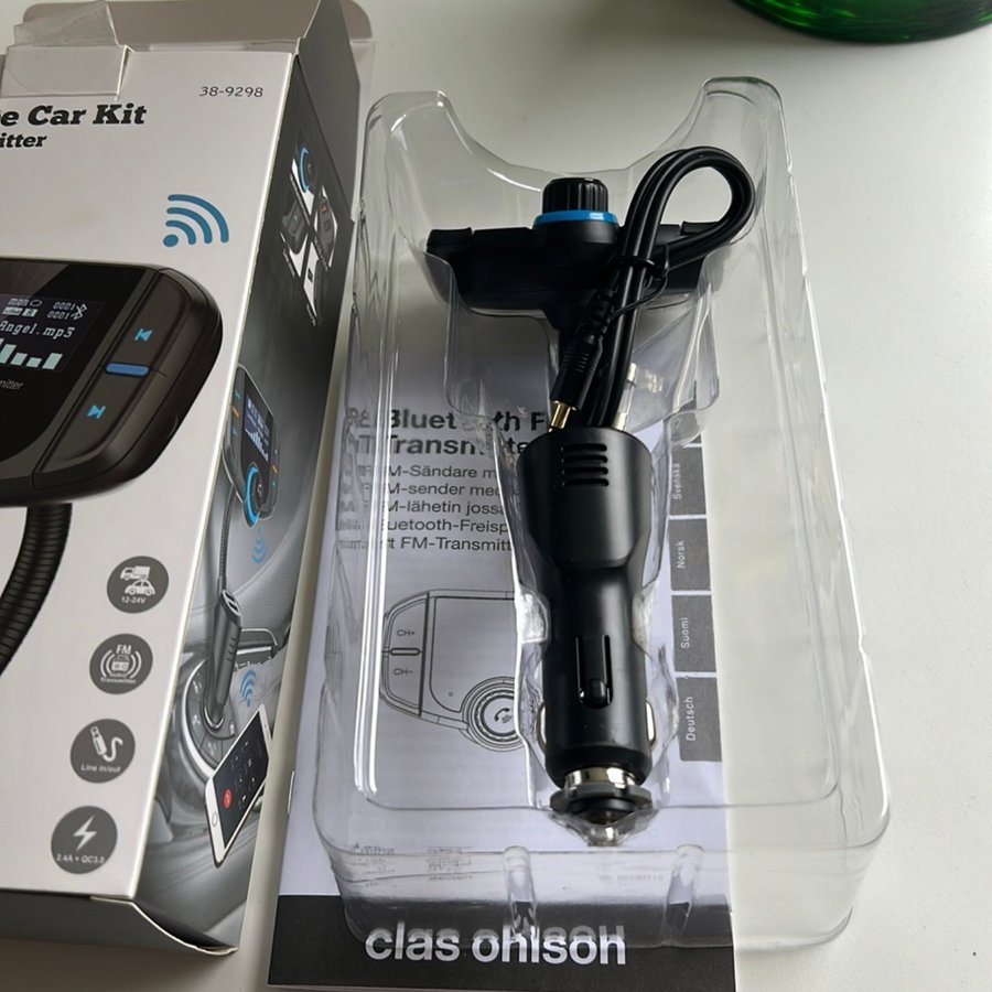 Handsfree Car kit Bluetooth från Clas Ohlson