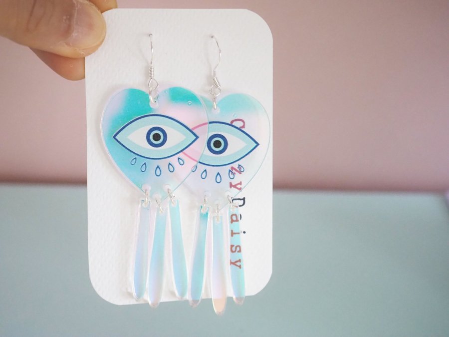 Crying earrings - Eyes earrings