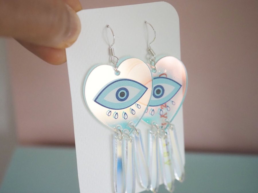 Crying earrings - Eyes earrings