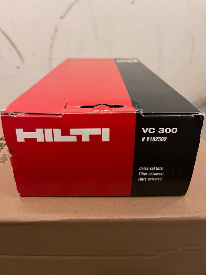 Hilti dammsugarfilter VC300/VC60 universal, nytt pris 840kr