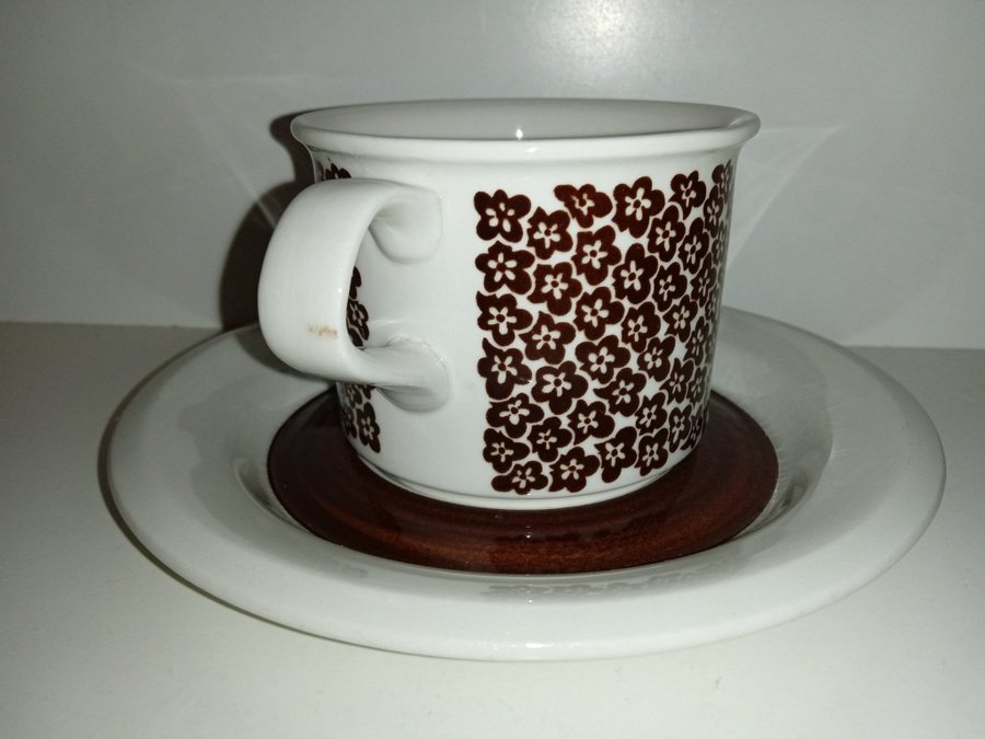 ARABIA FAENZA KAFFEKOPP KOPP H 6 CM B 8 CM FAT 15 CM