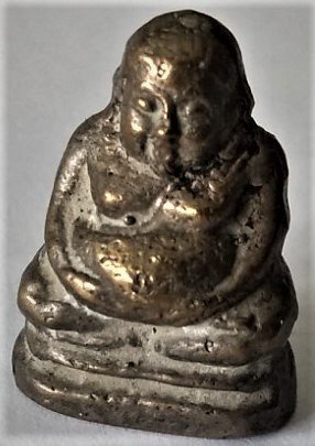 Originale miniature buddhistiske bronzestatuetter - i alt 6 stk.