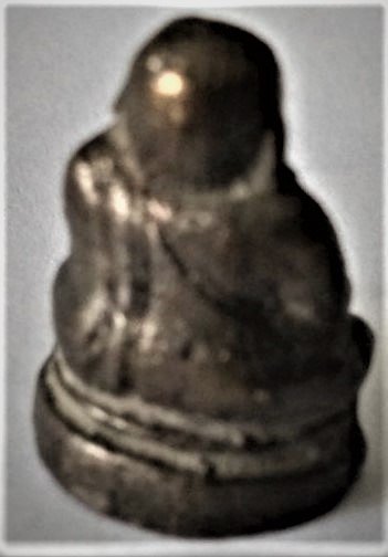 Originale miniature buddhistiske bronzestatuetter - i alt 6 stk.