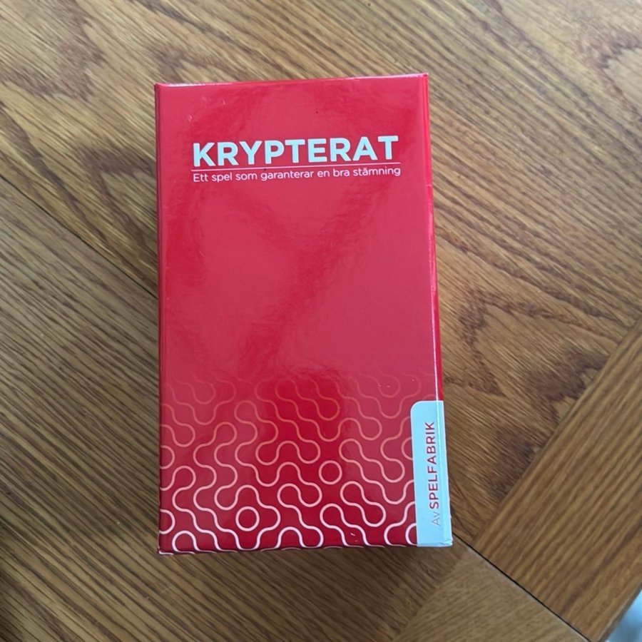 Krypterat - sällskapsspel/ partyspel