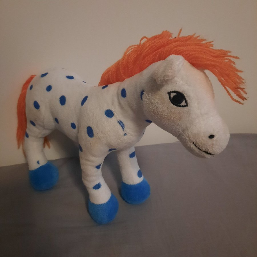 Micki Pippi Longstocking Horse Plush Stuffed Animal Toy 11"