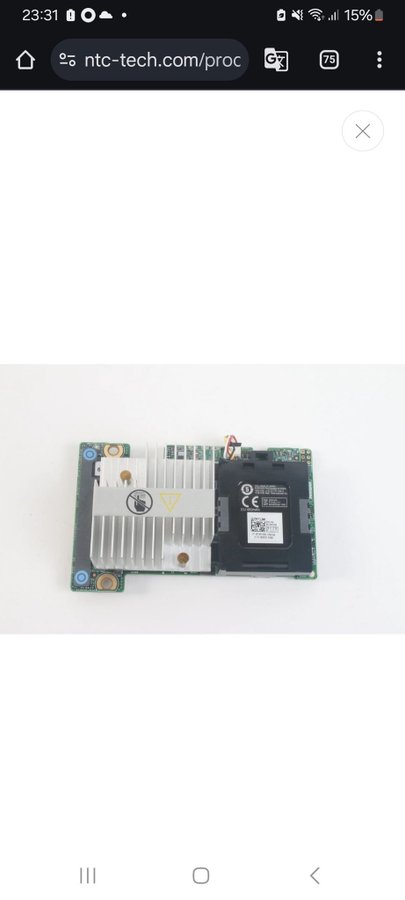 Dell PERC H710 Integrated RAID Controller, 512MB NV Cache, Mini-Mono