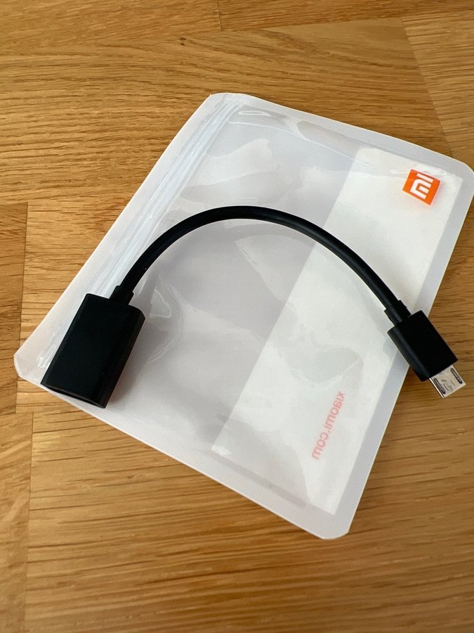 Adapter Micro USB-kabel, 0.15 m (USB 2.0 mikro-kontakt B, till USB typ A)