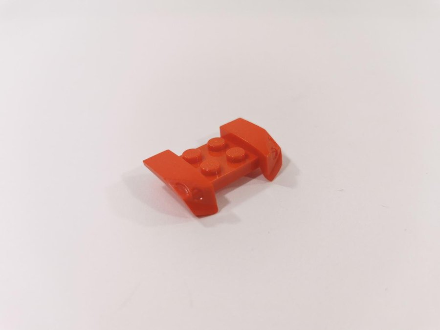 Lego - fordon - hjulhus - 2x4 - part 44674 - röd