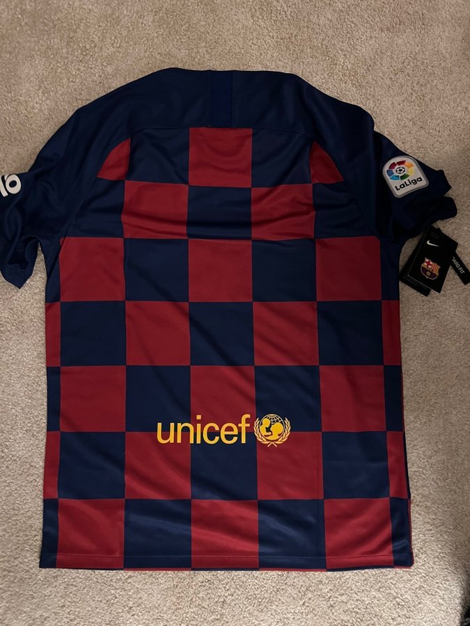 Ny Äkta Officiell FC Barcelona 2019/20 Nike Matchtröja, Fotbollströja