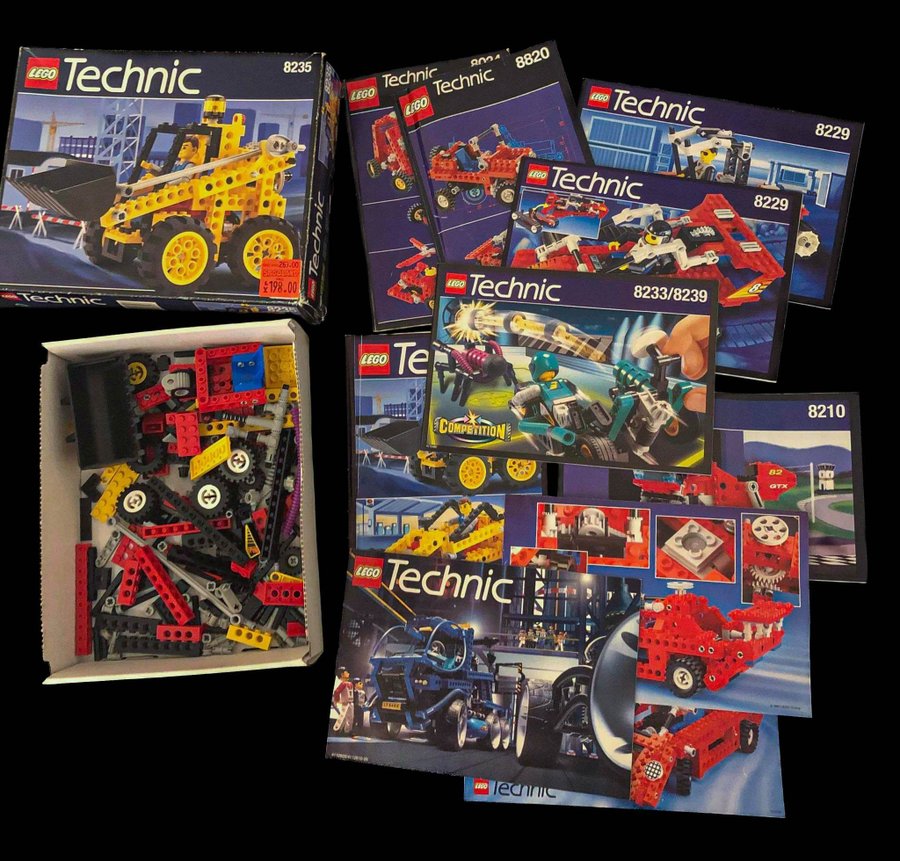 LEGO Technic - Bitar och manualer från 90-talet