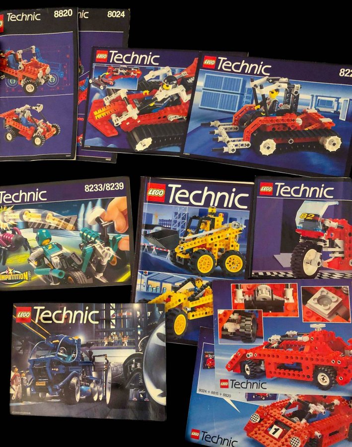 LEGO Technic - Bitar och manualer från 90-talet